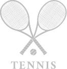 Tennis raquet logo