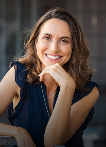 Woman with healthy smile