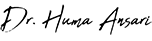 Signature of Huma 
Ansari, DMD, MPH